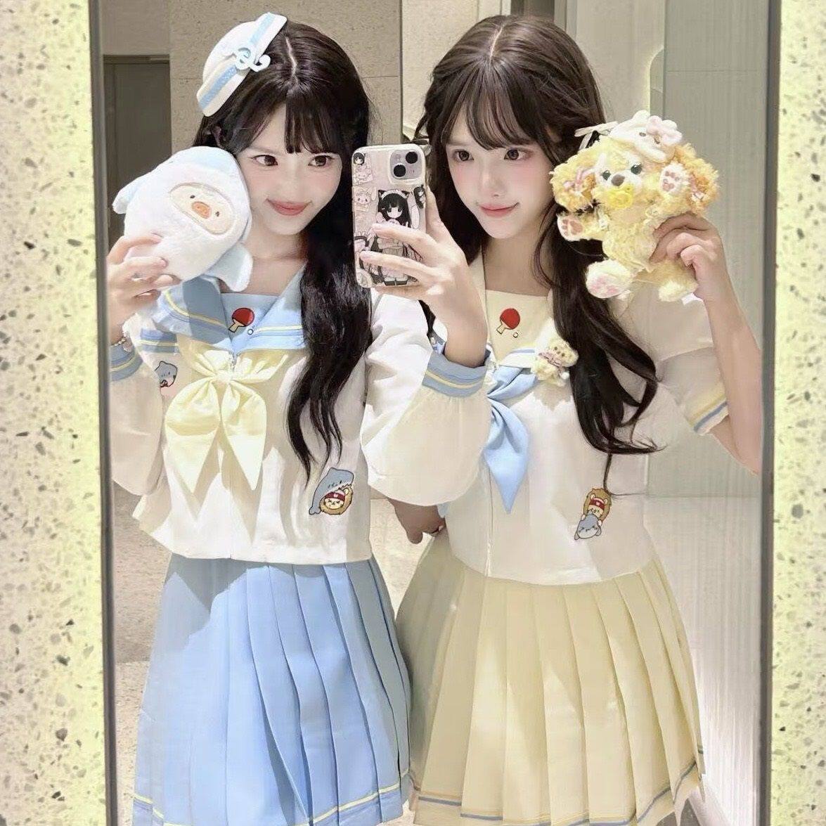 爱豆町【狮鲨猎场】原创JK水手服正版狮鲨战服正品日系制服套装