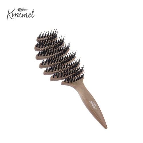 KRRAMEL新升级松塔猪鬃护发梳