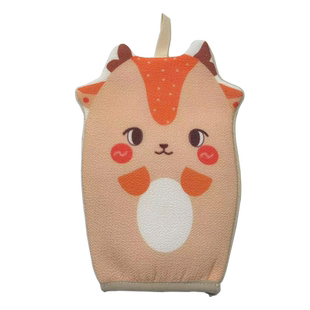 KRRAMEL儿童搓澡巾不伤皮肤无痛搓泥洗澡巾家用宝宝搓澡手套搓背