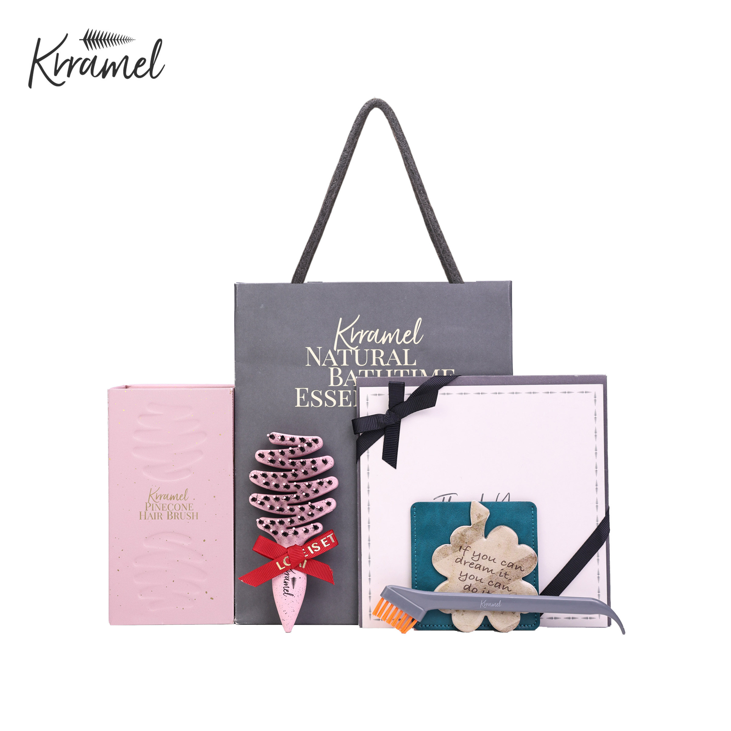 KRRAMEL生日礼物女生送闺蜜小梳子随身便携气垫梳新年礼盒猪鬃梳,节庆用品/礼品,创意礼盒/礼品套组,淘宝优惠券,粉丝福利购,淘宝优惠卷
