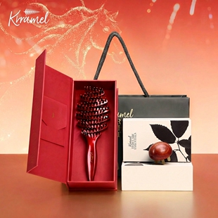 KRRAMEL三八节礼物女生送闺蜜女友梳子实用高级感新婚礼物伴手礼