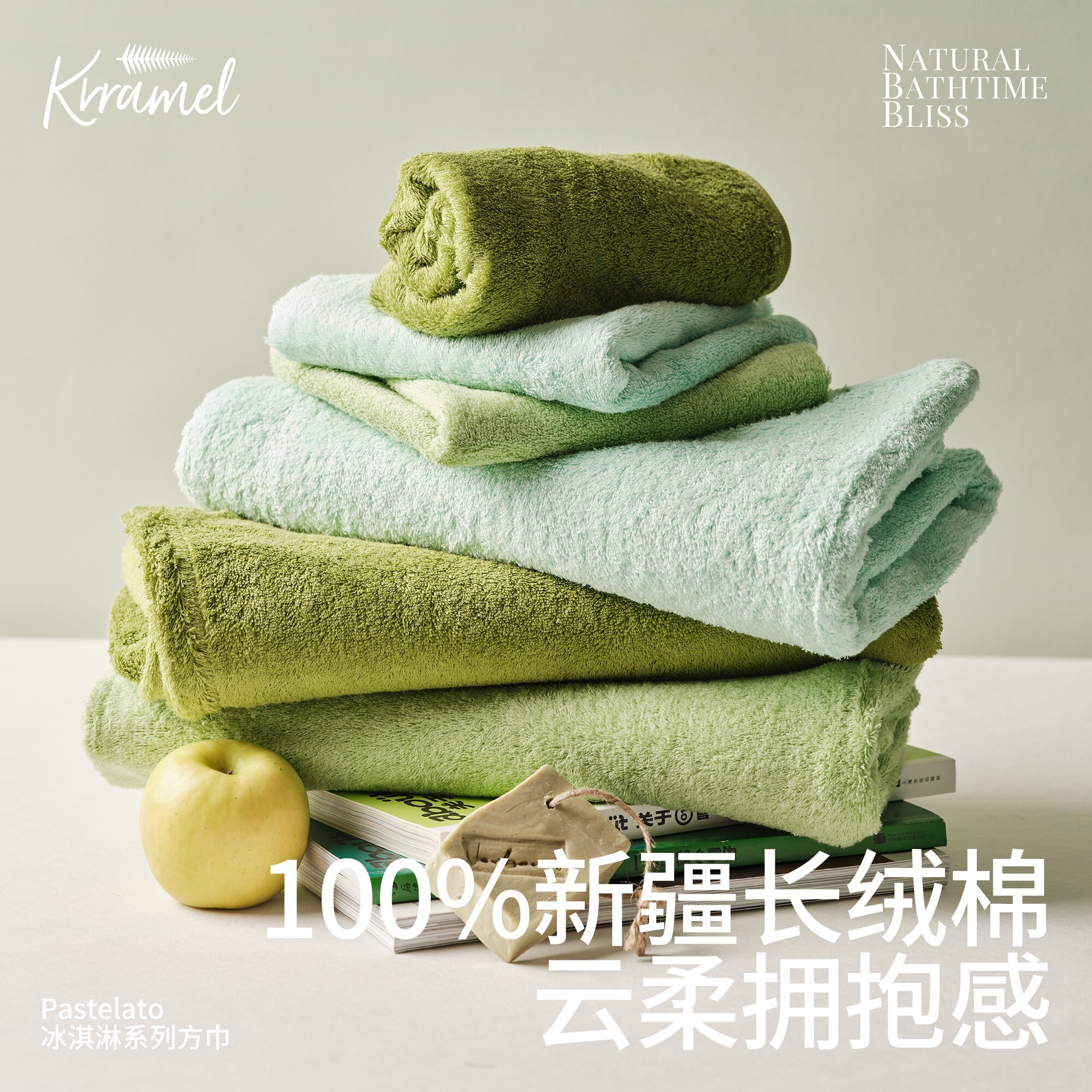 KRRAMEL2026新款方巾纯棉100全棉洗脸毛巾吸水小毛巾成人家用面巾