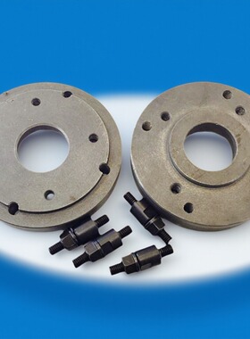 广州c6132a车床法兰盘C型C6 K72 200过度盘四爪卡盘座连接盘C6140