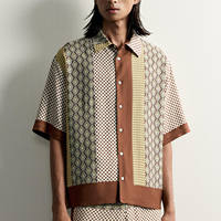 Cabinet 499! Men's wear: 26 New short-sleeved lapel color-blocking shirt 5789040, drap-up pants 5432042 thumbnail 4