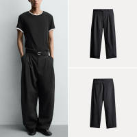 The counter is 399! Men's 2026 new autumn outfit: European and American irregular texture loose-fitting pants 7380620 thumbnail 2
