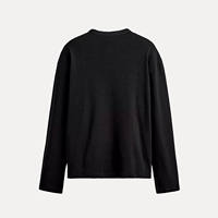 Cabinet 299! New men's winter 2025 style Loose ribbed button round-neck long-sleeved T-shirt 5584443 thumbnail 5