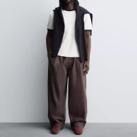 Cabinet 329! New men's fashion and individuality elastic waist pleated knife pants for autumn 2025 0108322 thumbnail 3