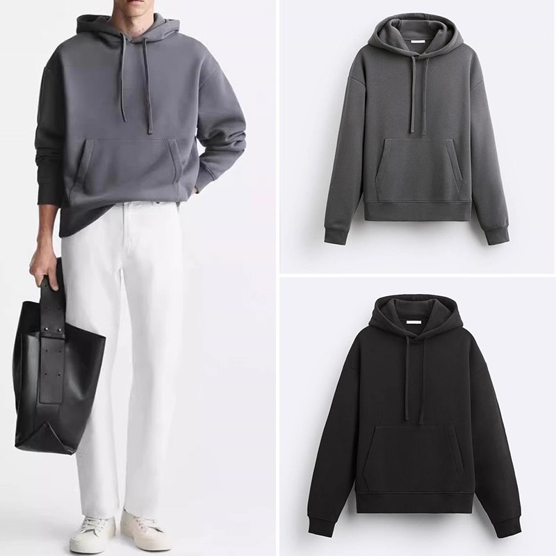 thumbnail for Cabinet 399! Men's 2024 Autumn Fashion Casual Quality Pullover Loose Hooded Sweatshirt Jacket 0761350