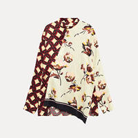 Cabinet 699! Men's 2026 new Autumn style personalized, versatile, slim, patchwork printed Loose shirt 5124026 thumbnail 6
