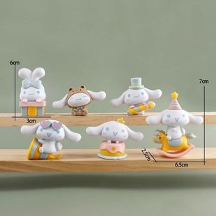 玉桂狗桌面摆件生日限定女生礼物盲盒手办新款大耳狗蛋糕装饰可爱