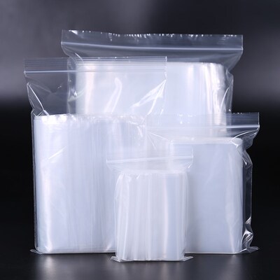 Ziplock bag small plastic ziplock bag transparent thickened