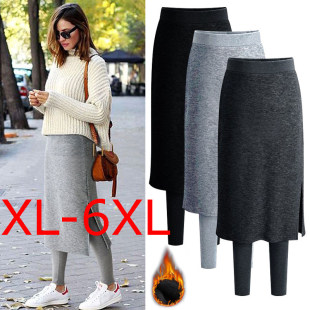 women plus leggings winter patns skirt fat warm autumn size