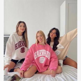 Printed Thickened Top 2023 Sleeve Long Sweater Women