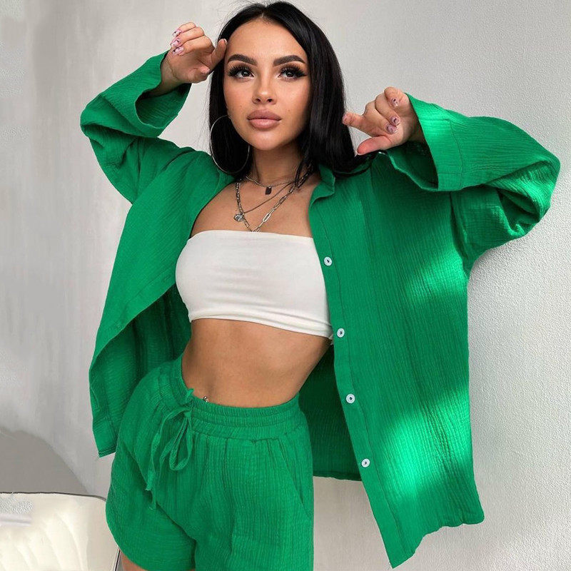 2024 fashion summer women suit leisure set two piece 套装女