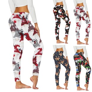 Christmas Belt Leggings Gift Autumn Winter Festival Legging