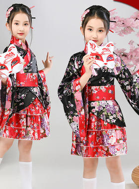 六一少儿极乐净土cos动漫舞蹈服洛丽塔裙套日本女式正装女童和服