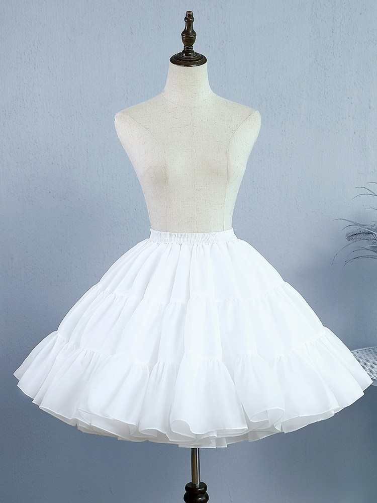 裙撑lolita洛丽塔可调节日常撑暴力棉花糖云朵撑蓬蓬无骨软纱衬裙