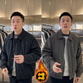 时尚 翻领棉服夹克男士 百搭户外防风保暖休闲外套 潮牌工装 2026冬季