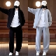 开衫 男潮牌宽松落肩款 外套两件套 高级感简约休闲运动套装 2026春季