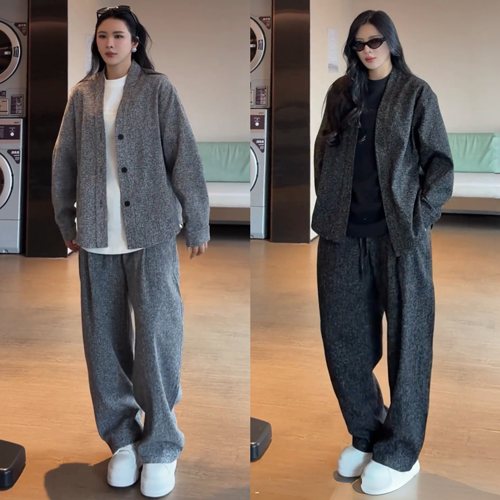 高级感简约休闲运动套装