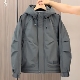 连帽棉服夹克外套男时尚 2025冬季 潮牌工装 百搭加厚保暖防风冲锋衣