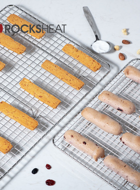 304不锈钢冷凉架 戚风蛋糕 面包 饼干曲奇冷却架不粘晾网烘焙工具