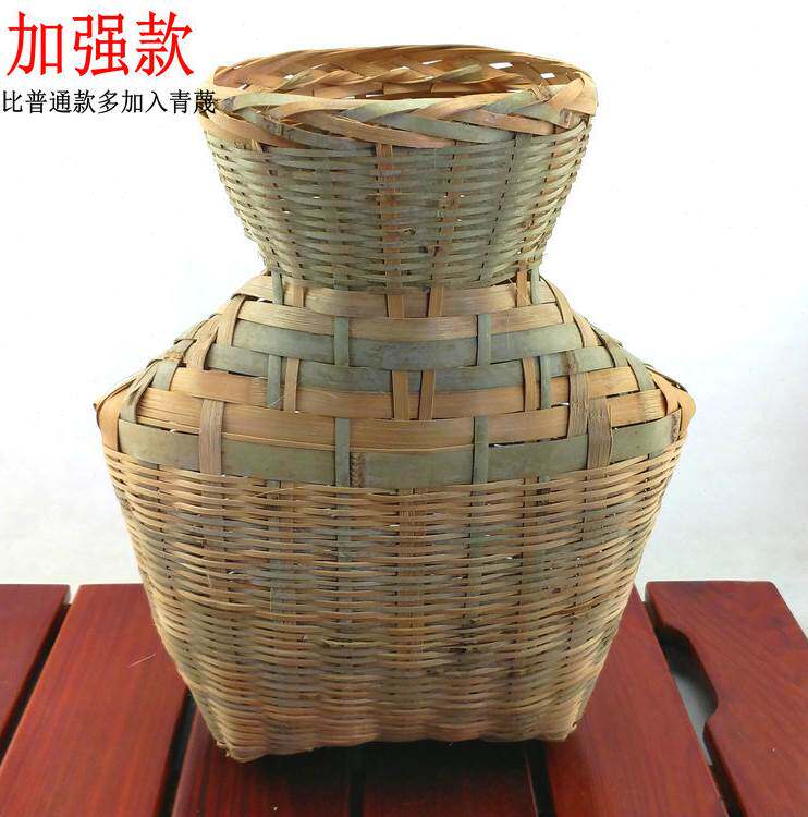 鱼篓纯手工小竹篓竹制品工艺装饰笼舞台道具摘茶叶竹编装养殖的鱼