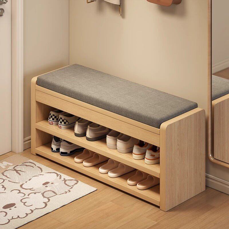 新款爆款坐2025小窄可门口实木神器多层玄关简易鞋架鞋柜家用收纳