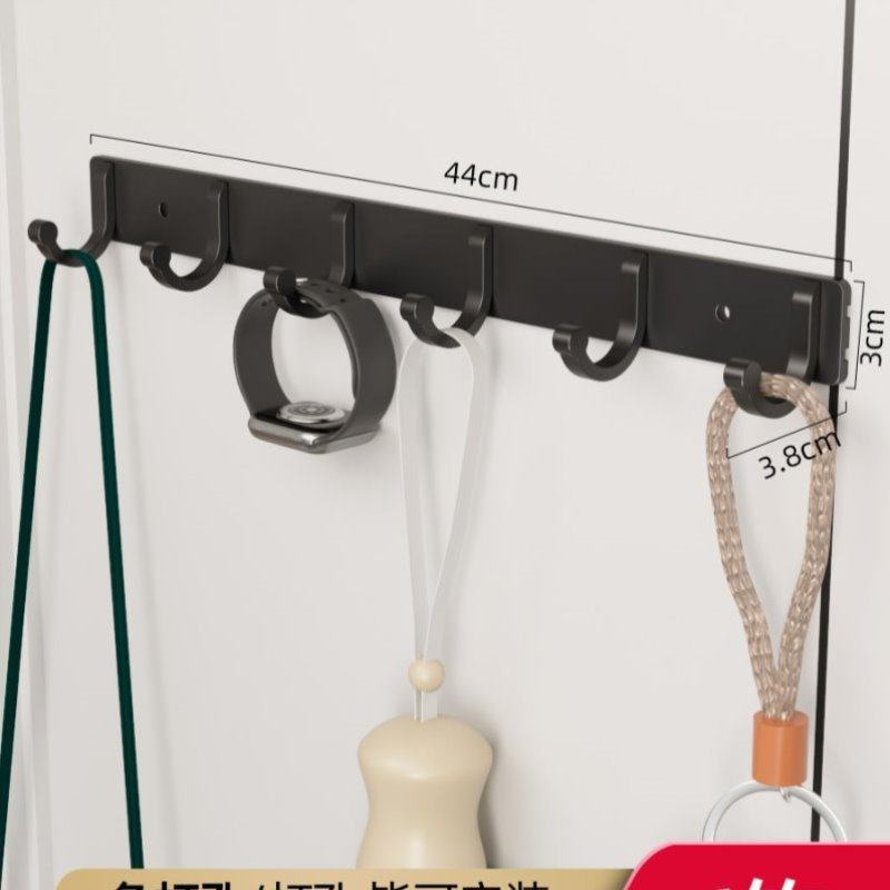 卫生间挂钩强力厕所衣架粘胶壁挂打孔后免粘钩衣服墙上墙壁浴室门