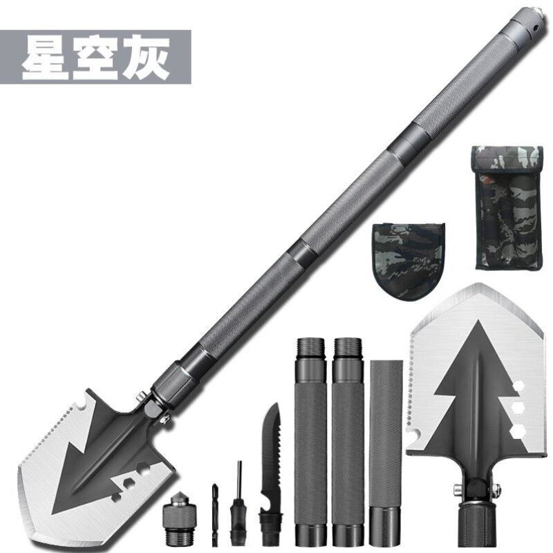 德国铁锹户外多功能铲子中国铲郎神露营工兵兵工锰钢加厚车载折叠