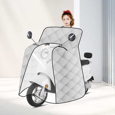 防水被车电动电车通用挡风冬天防寒摩托车新款小型加厚防风秋冬加