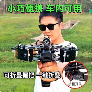 新款 响尾蛇连发复合弓成年人两用高精度激光户外弹弓箭钢珠大威力