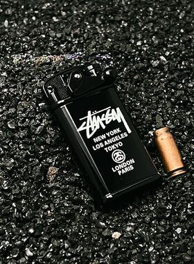 欧美潮牌摇臂合金打火机金属ins风创意个性防风直冲充气送男女友