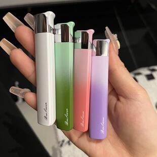 新款高颜值女士充气打火机个性小巧便携式时尚简约创意送男友闺蜜