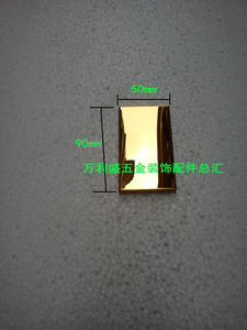 冲。304不锈钢玫瑰罗马柱长方形配件长方形 钛压件金长方形