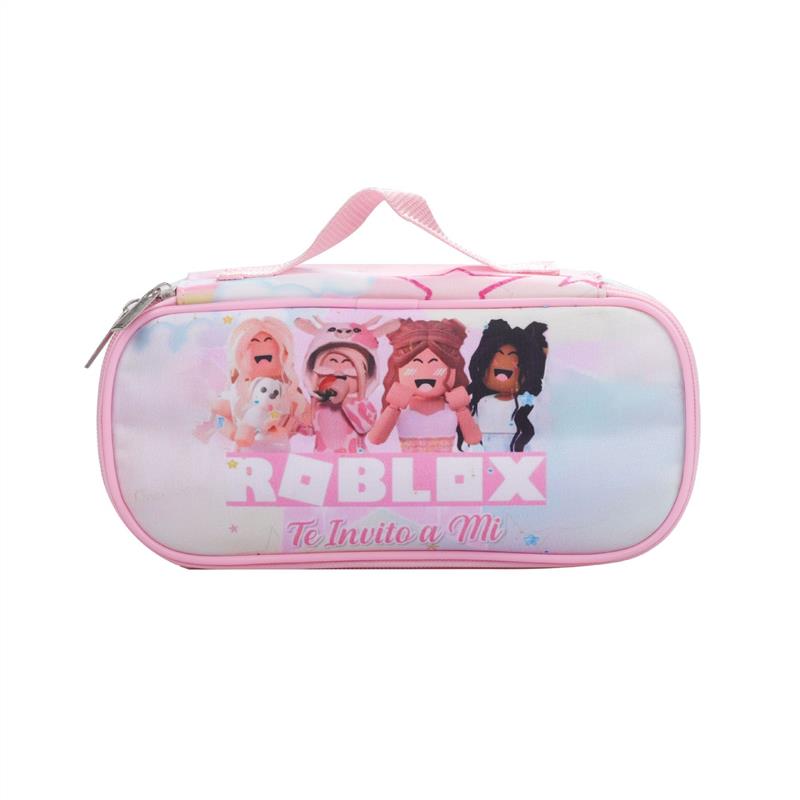 现货ROBLOX卡通笔盒罗布乐思文具盒中小学生卡通动漫铅笔盒