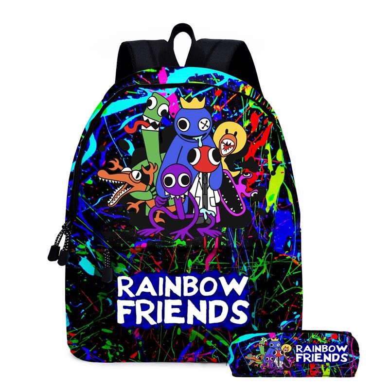 现货rainbow friends roblox彩虹朋友中小学生书包儿童背包双肩包