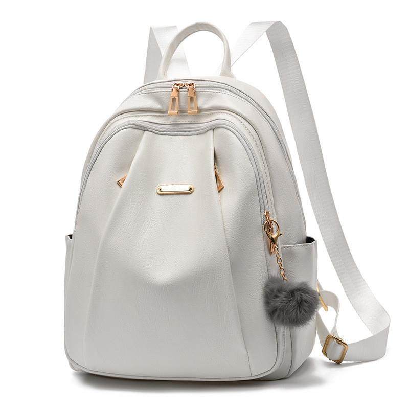 2023新款潮韩版时尚皮质女士背包大容量旅行书包潮,运动包/户外包/配件,双肩背包,淘宝优惠券,粉丝福利购,淘宝优惠卷