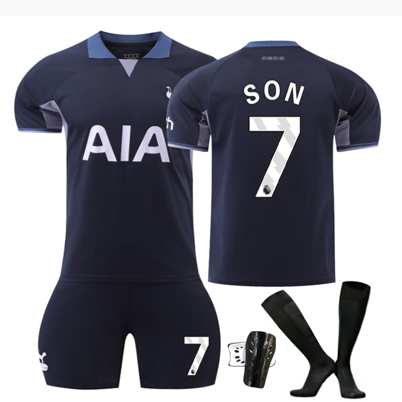 2324热刺客场7号孙兴慜球衣9查理利森17罗梅罗足球服运动套装跨境