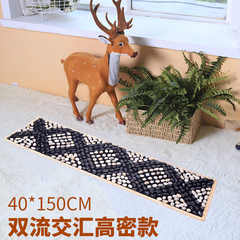 足底按摩垫 鹅卵石地垫雨花石脚垫石子指压板家用穴位足疗脚垫