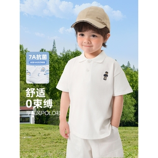 夏季 童装 儿童宝宝小童上衣半袖 潮 薄款 短袖 右欧男童POLO衫 T恤夏装