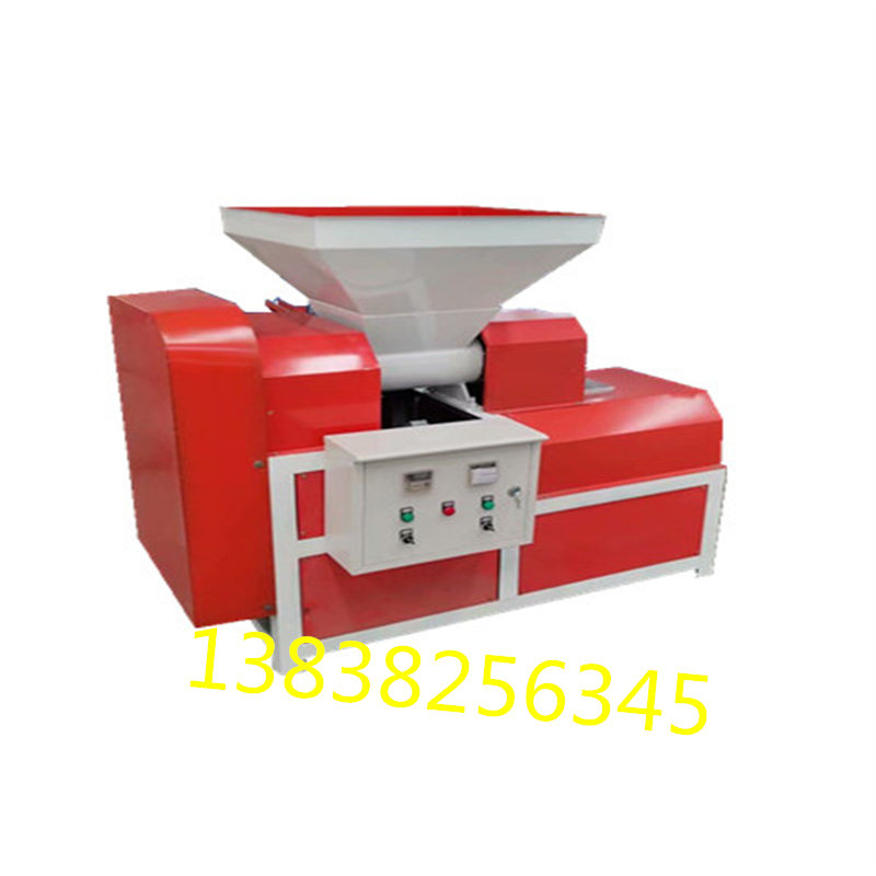 定做新沫熔块粉d碎机 eps泡沫热熔块冷压块撕碎机 废泡沫压缩破碎