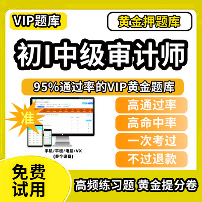 2025年初级中级审计师教材真题库网课件考试软件激活码高级专业相关知识理论与实务官方东奥章节练习历年真题试卷模拟APP刷题2025