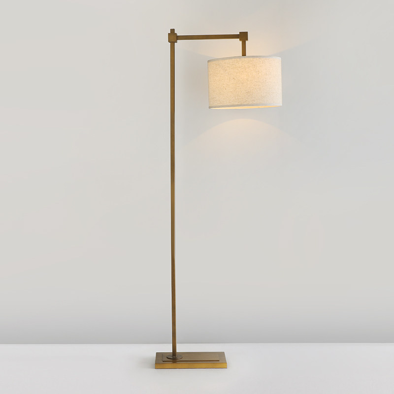 新中式创意客厅落地灯简约个性茶室书房设计师酒店房卧室落地灯