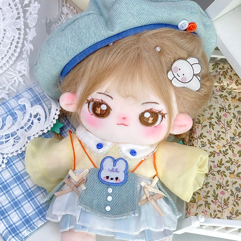 禧乐萌公仔炸毛骨架20cm棉花娃娃