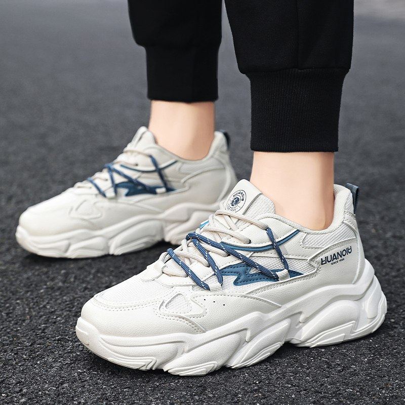 男鞋2026加厚加厚防臭跑步初中生运动休闲男款内小白老爹潮鞋,流行男鞋,老爹鞋,淘宝优惠券,粉丝福利购,淘宝优惠卷