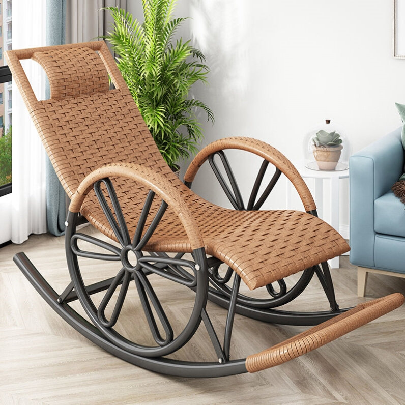 。夏季摇摇沙发椅懒人躺椅藤椅藤编靠背单人舒适摇椅老x年人阳台,金属材料及制品,金属罐/桶/瓶,淘宝优惠券,粉丝福利购,淘宝优惠卷