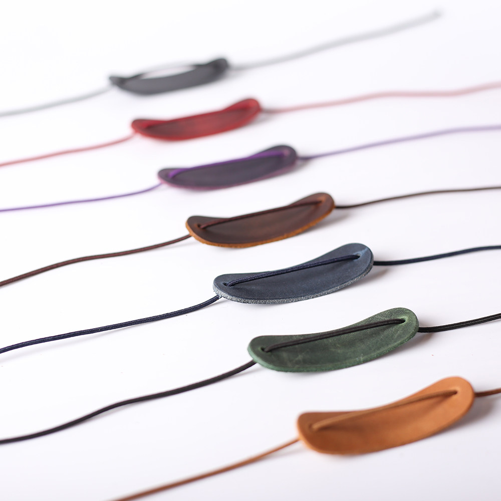 【封皮保护扣】牛皮本tn旅行笔记本配件 DIY手账弹力绳子护边皮扣