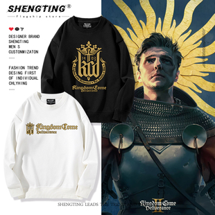 天国拯救2游戏周边联名圆领卫衣男女青少年秋冬加绒休闲上衣服潮