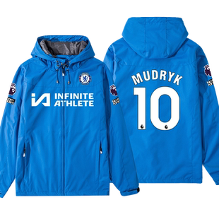 2324英超联赛切尔西主场球迷版球衣外套恩佐穆德里克足球训练夹克